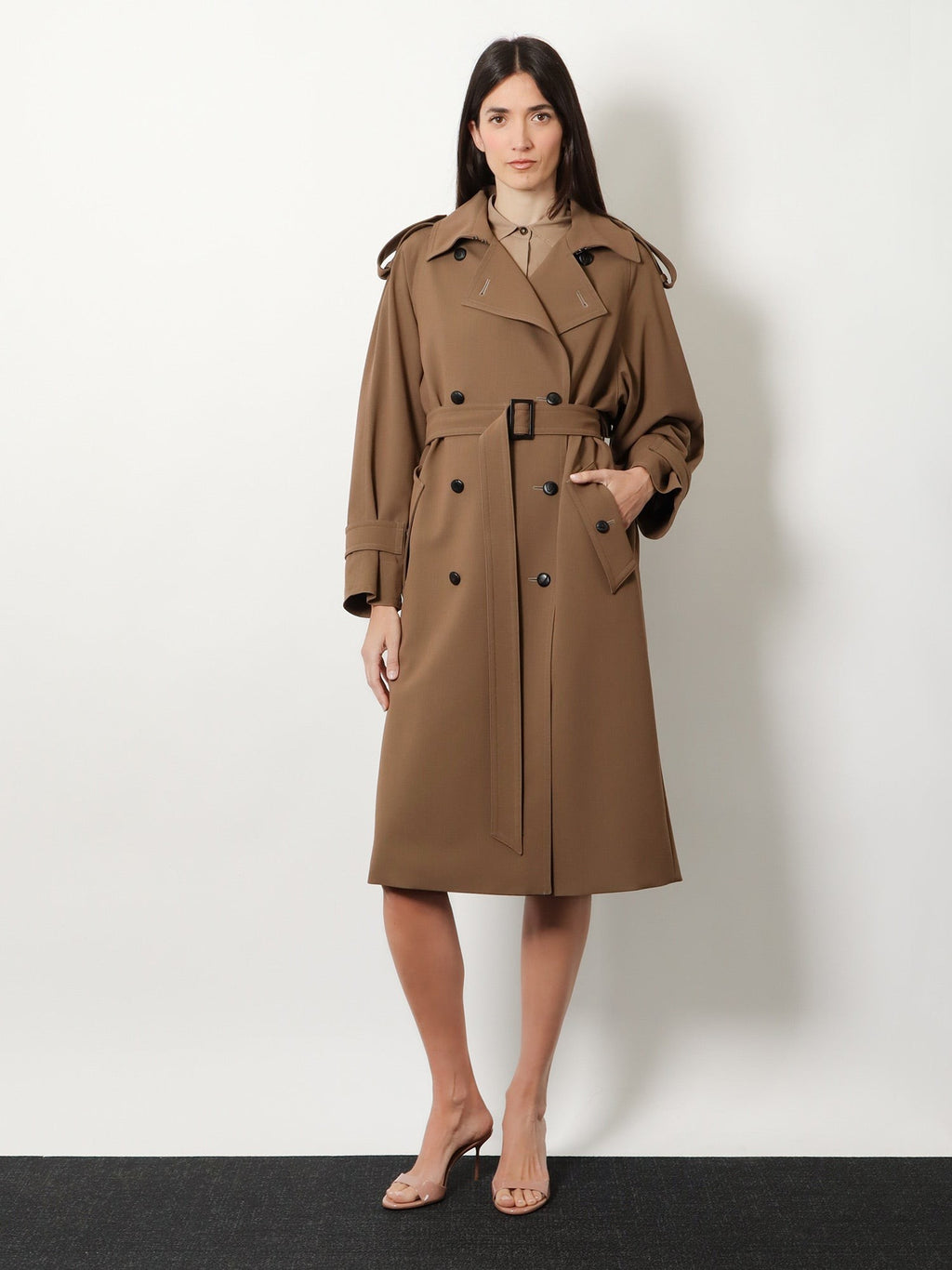 Mxmcerto virgin wool trench 4