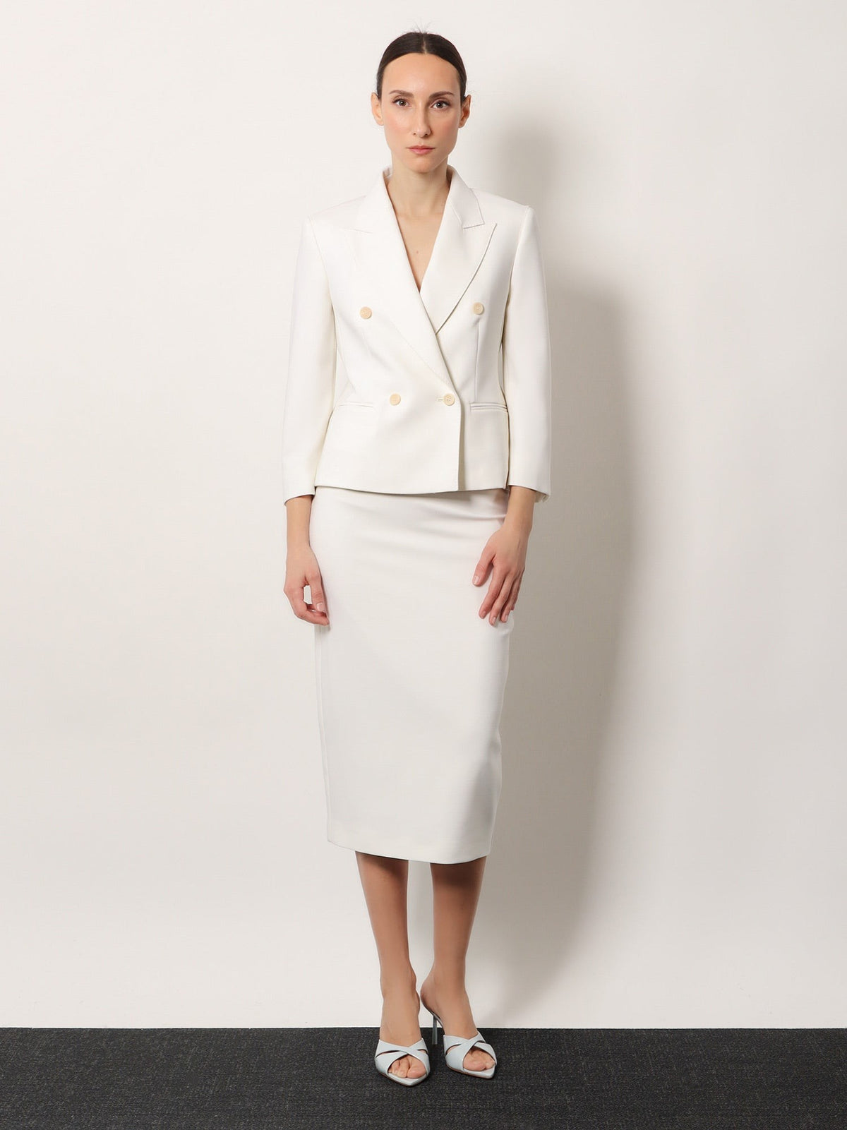 Mxmdorico stretch virgin wool blazer 2