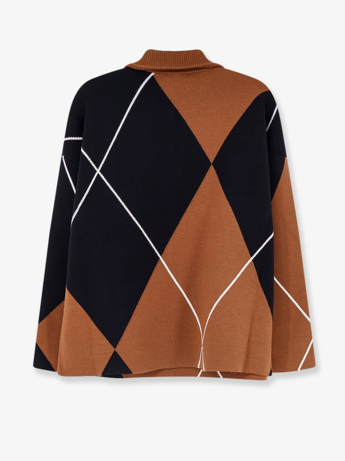 Mxmsala argyle pattern virgin wool sweater 2