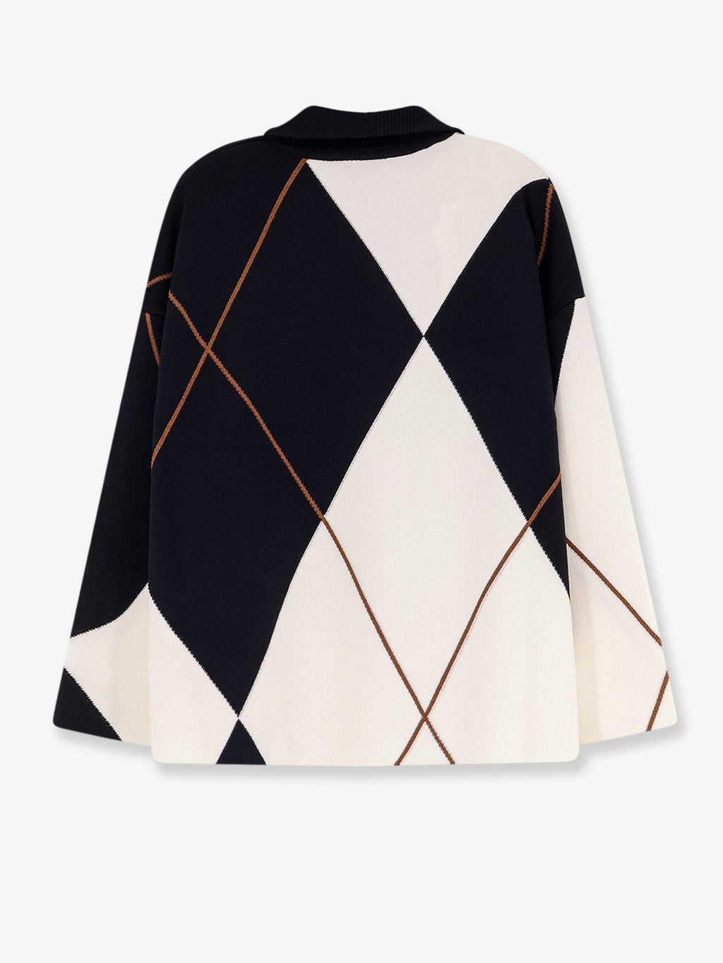 Mxmsala argyle pattern virgin wool sweater 2