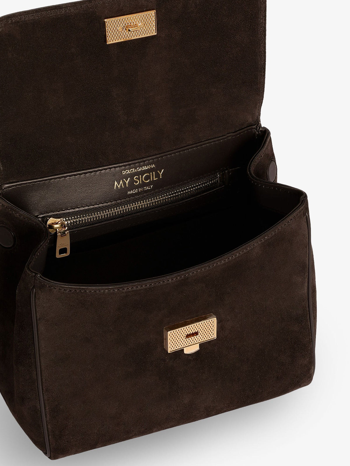 My Sicily handbag in suede 4