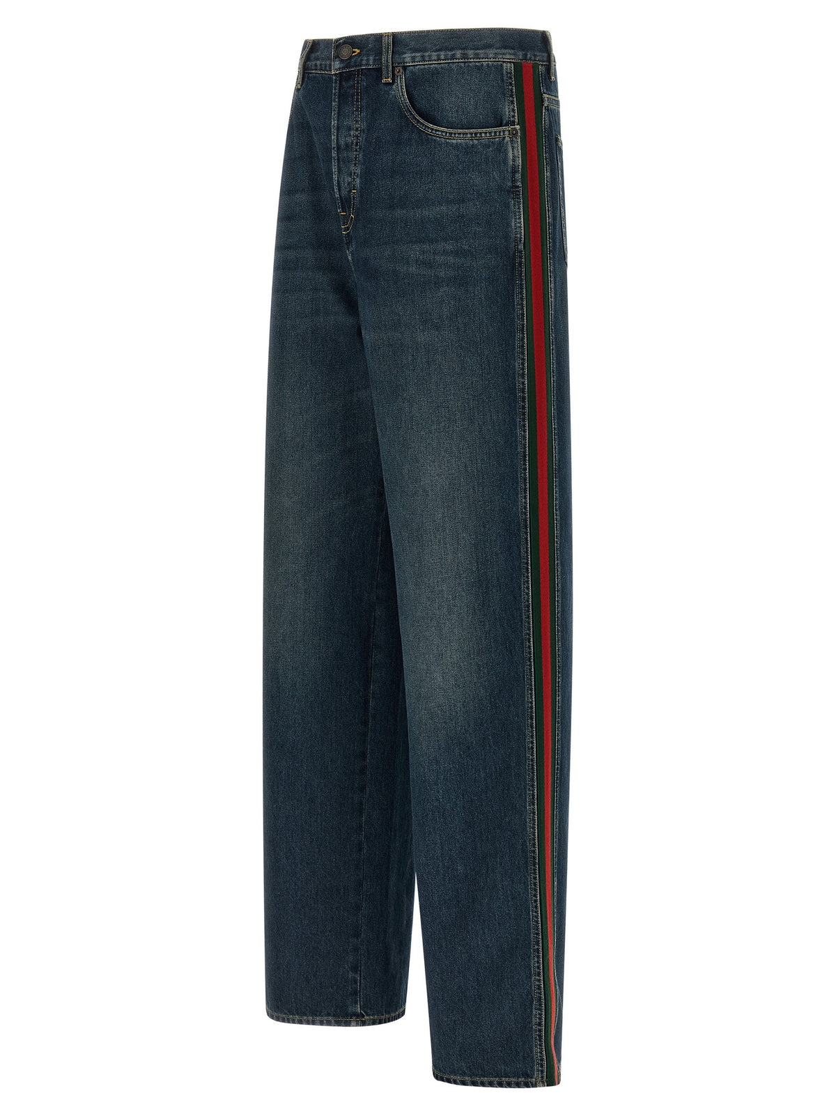 'Nastro Web' baggy jeans 3