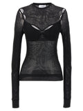 'Net Arrow Bralette' top