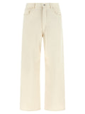 Noil silk pants