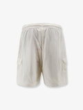 Nylon bermuda shorts with logo patch 2