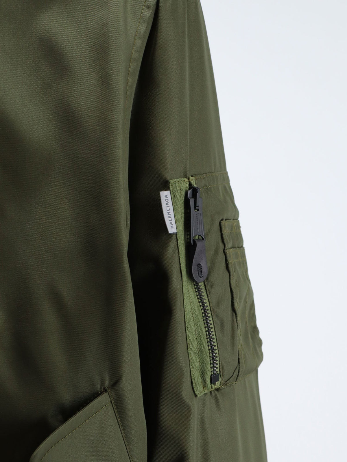 Nylon bomber with orange lining 3