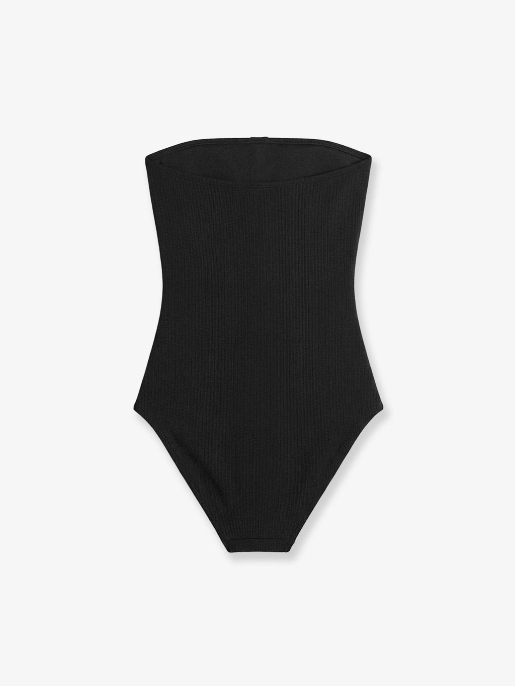 One-piece swimsuit with ribbed knit 4