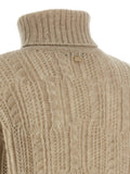 Openwork turtleneck sweater 4