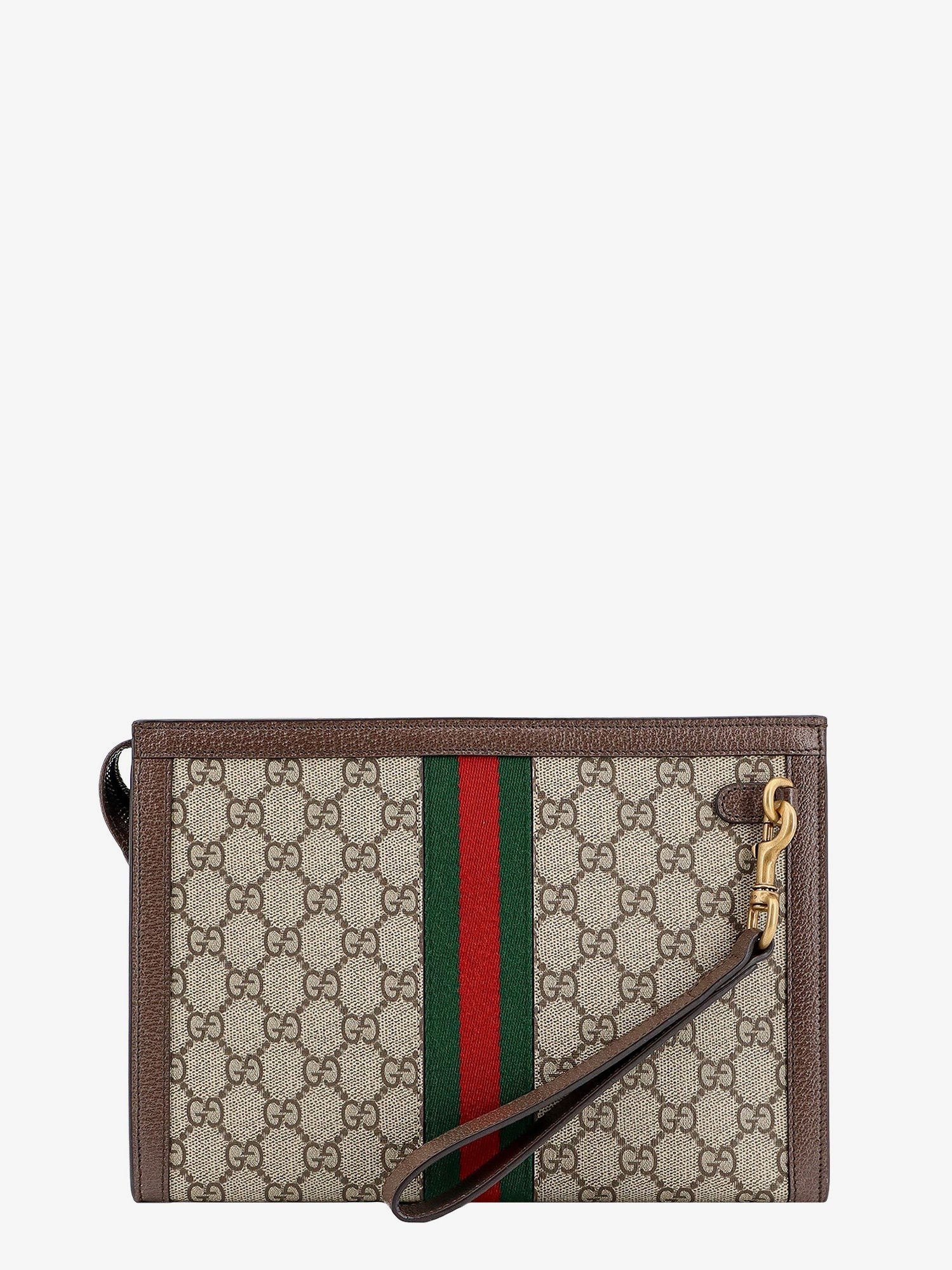 Ophidia GG fabric clutch bag 3