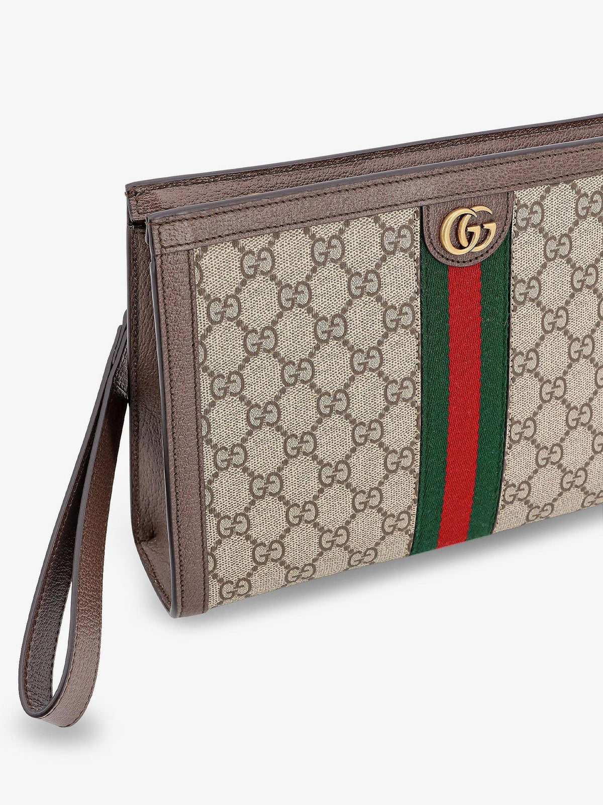 Ophidia GG fabric clutch bag 5