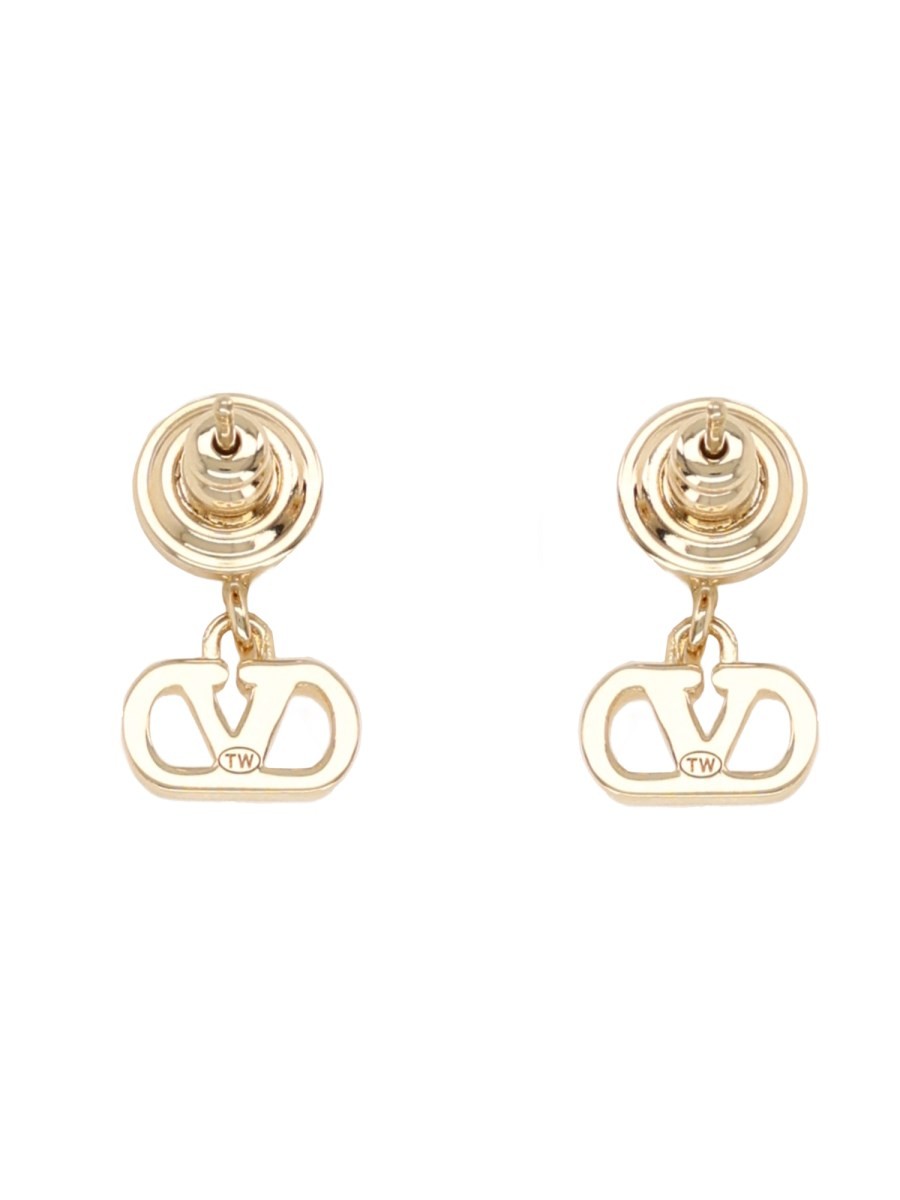 ORECCHINI "VLOGO SIGNATURE" CON PERLA 2