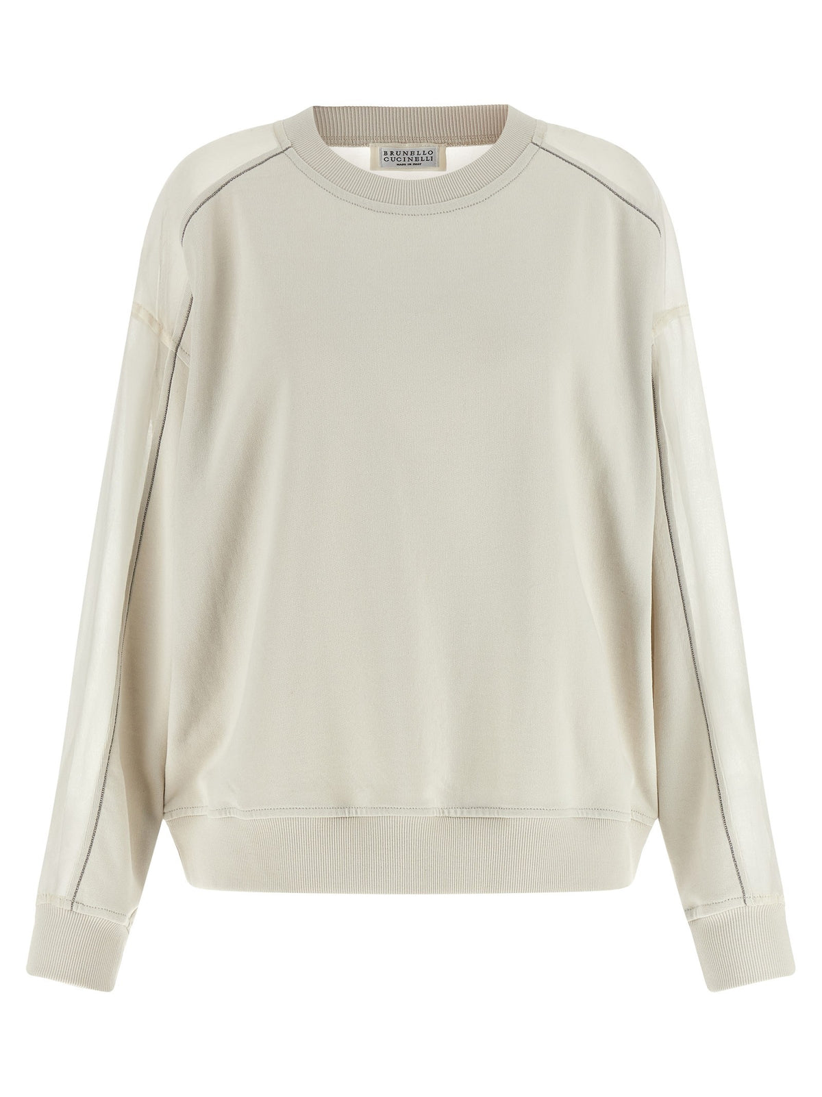 Organza and 'Monile' sweatshirt