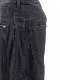 Oriane black denim trousers 3