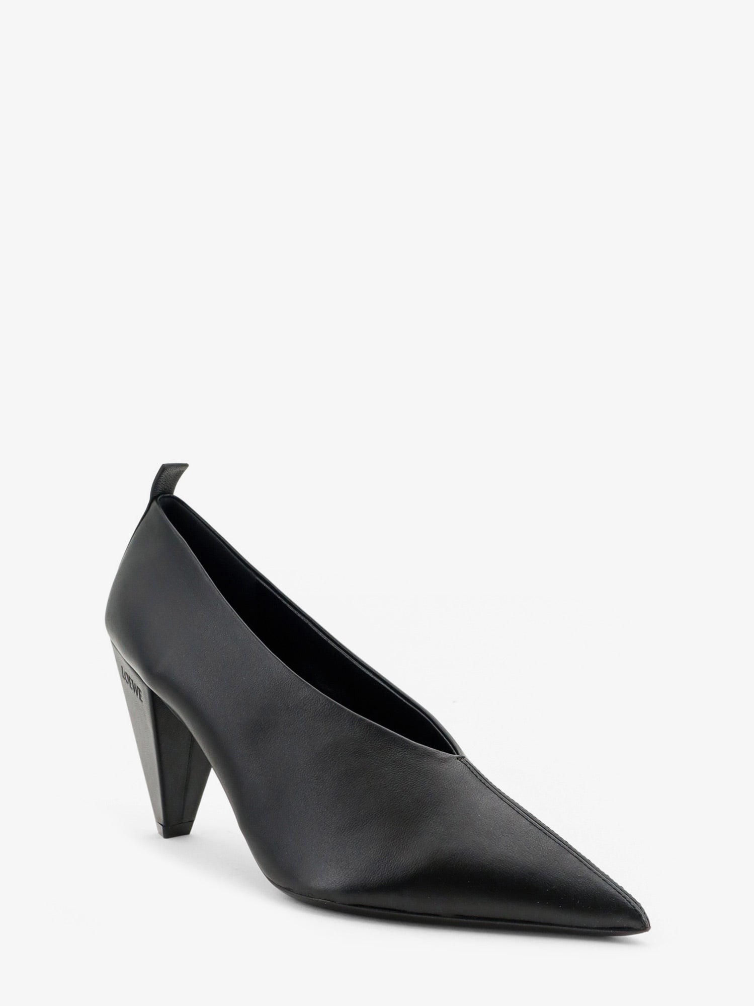 Origami Cubic leather pumps 2
