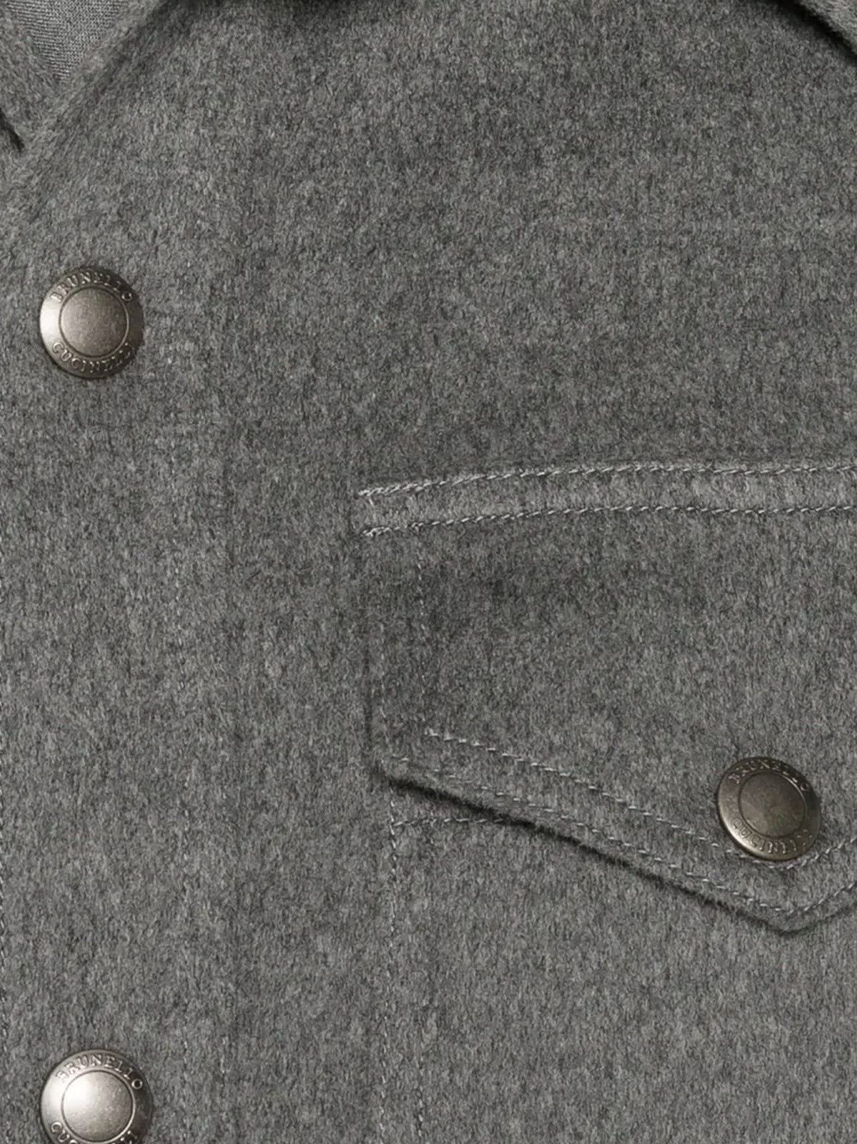 Outerwear lightweight virgin wool cloth shirt 3