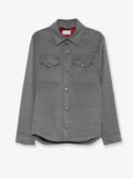 Outerwear lightweight virgin wool cloth shirt