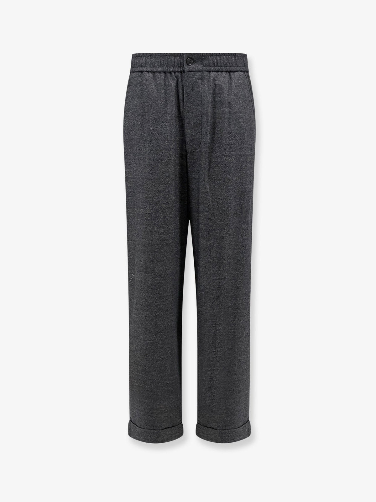 Over virgin wool and cashmere trousers