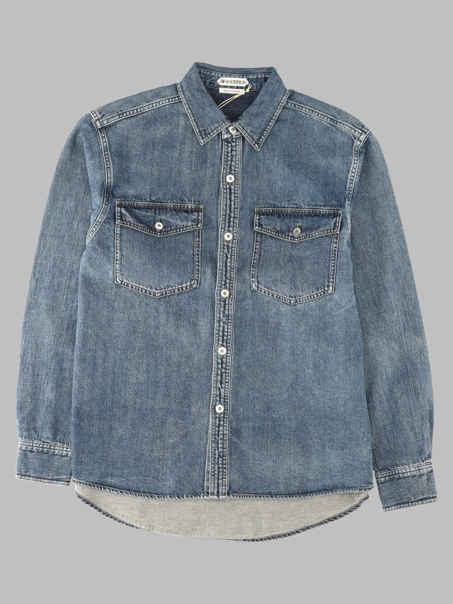 Overshirt In Denim Di Cotone