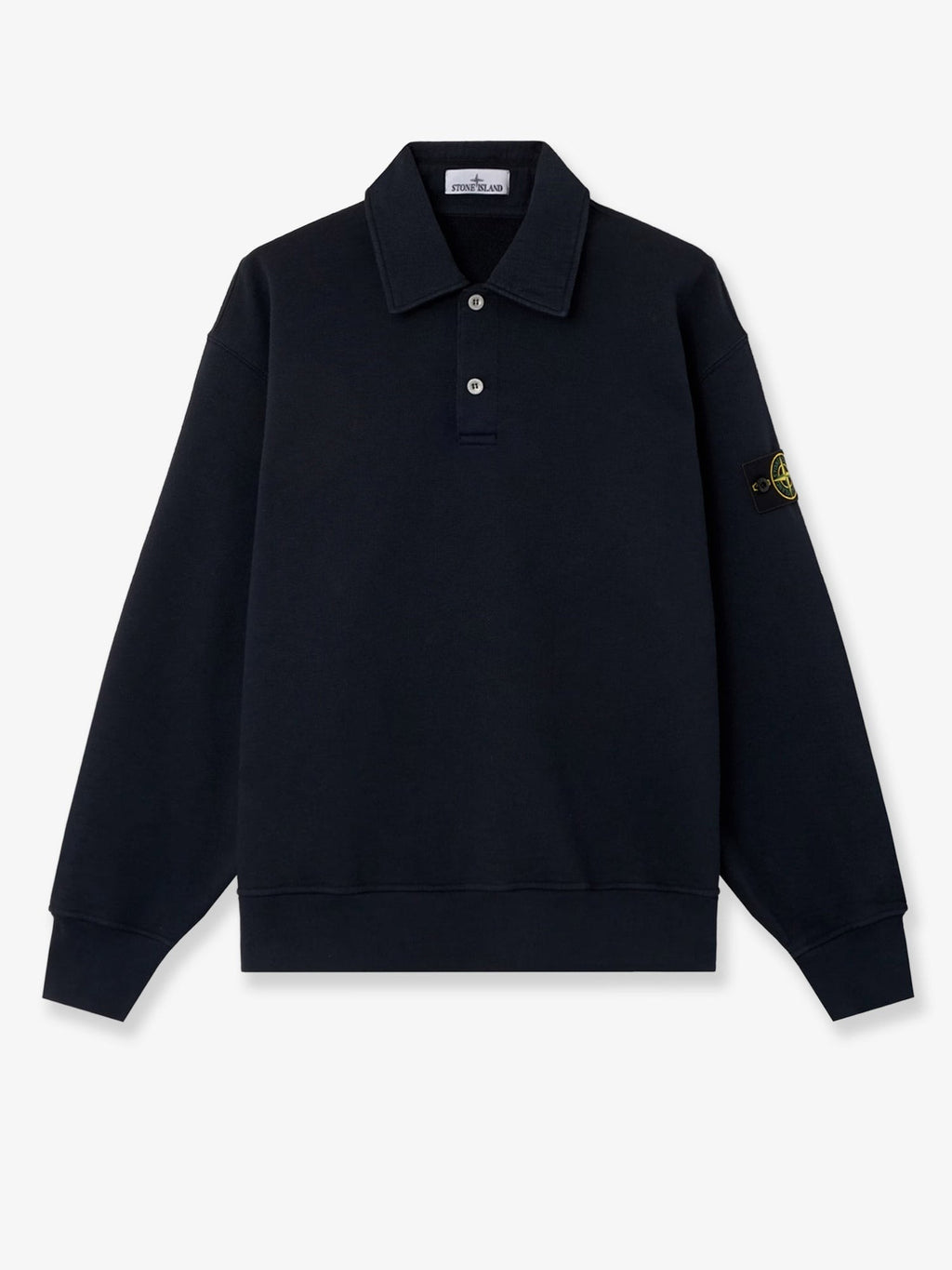 Oversized cotton polo shirt