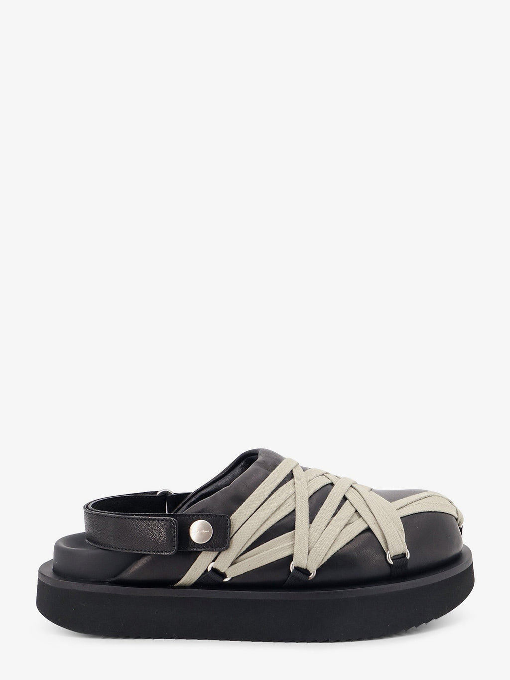 Padded Megalace Platform leather sandals