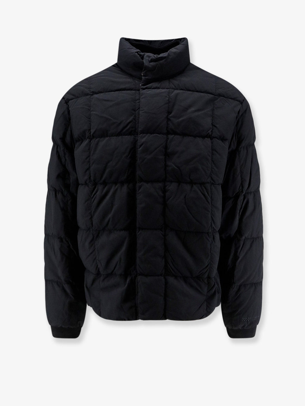 Padded nylon bomber jacket