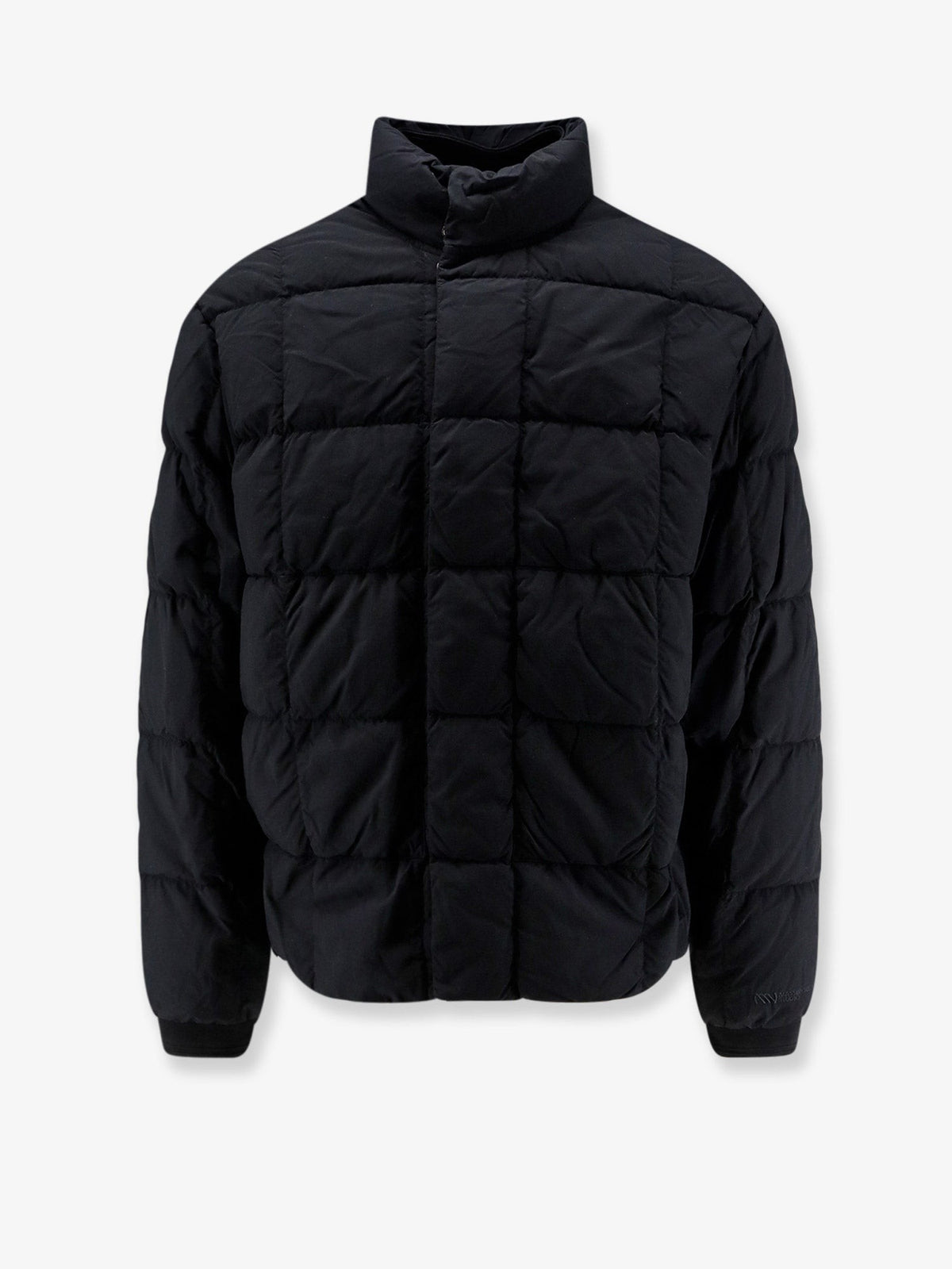 Padded nylon bomber jacket