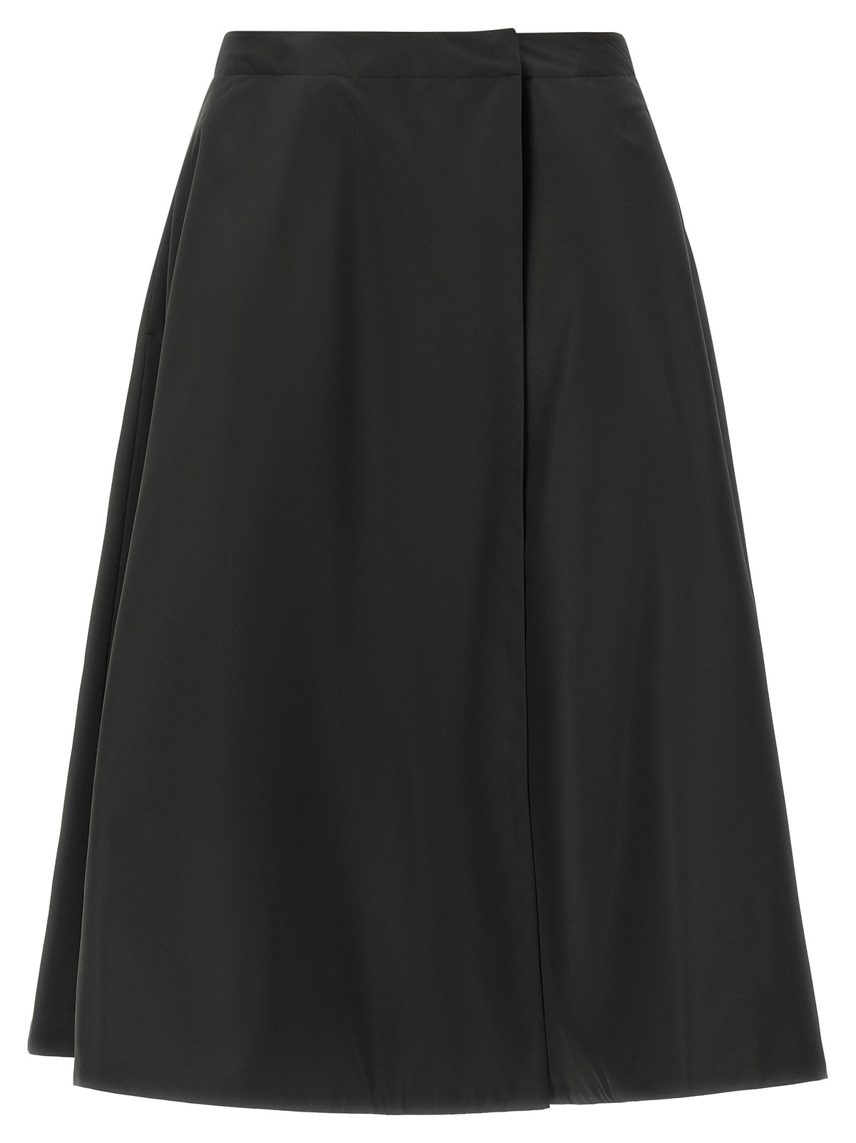Padded taffeta skirt