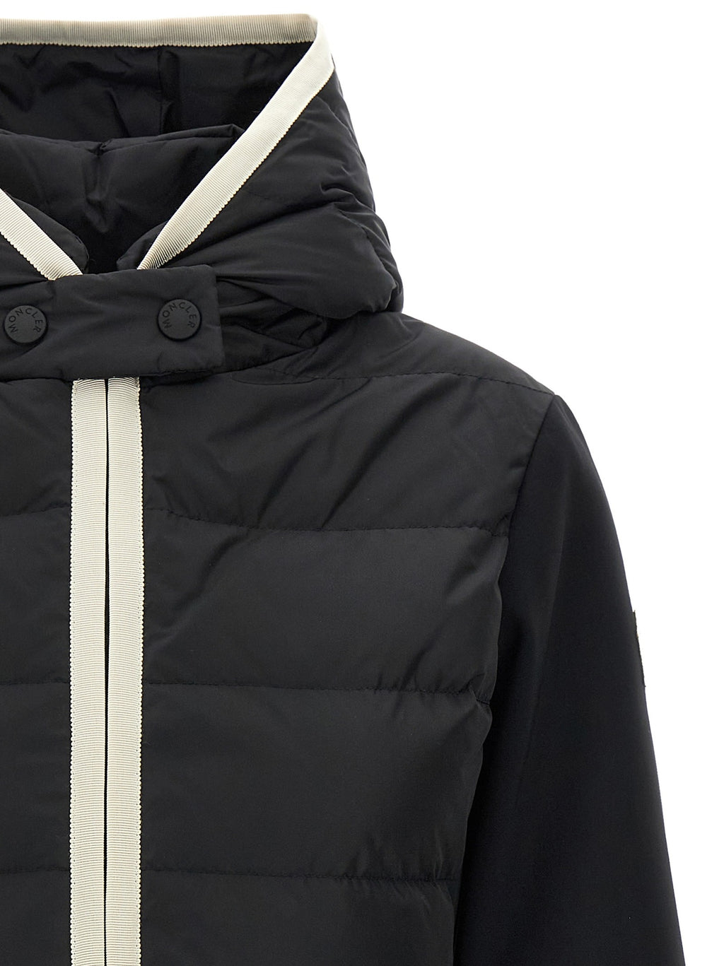 'Padded Zip-Up' cardigan 3