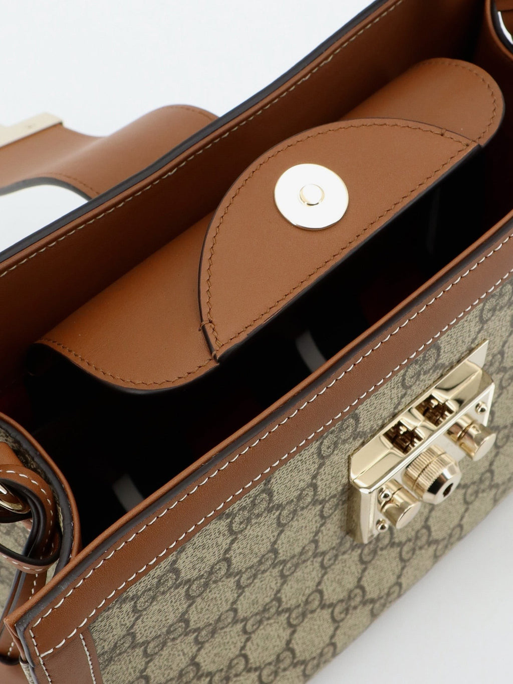 Padlock handbag with shoulder strap 4