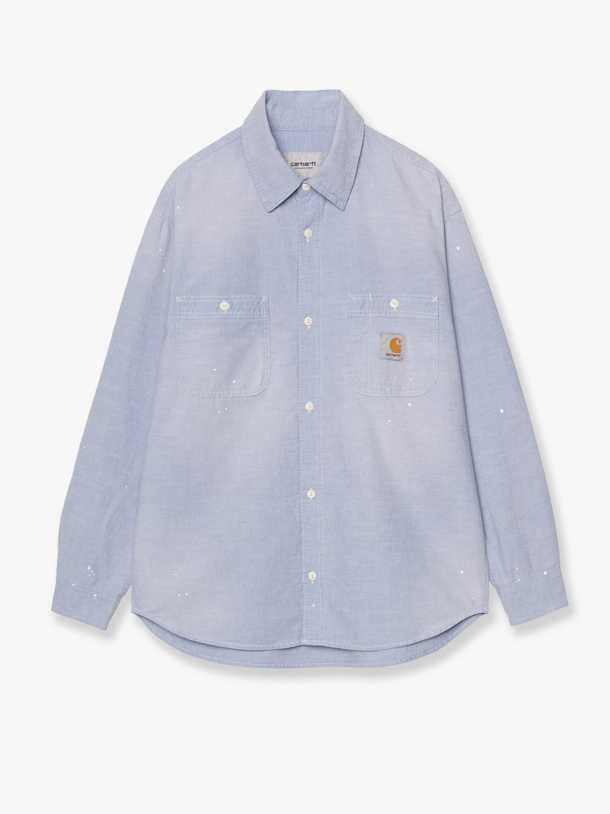 Painter cotton shirt with used effect