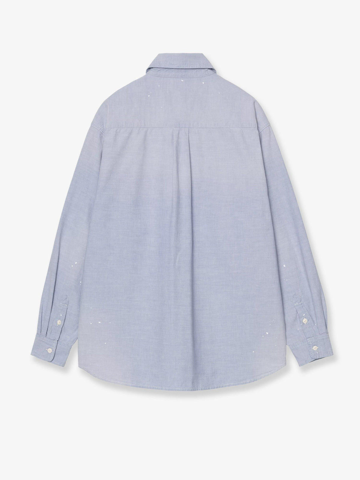 Painter cotton shirt with used effect 2