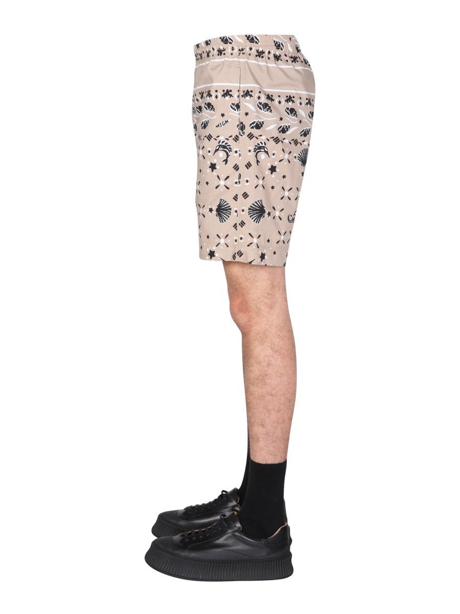 PAISLEY PATTERN BERMUDA 3