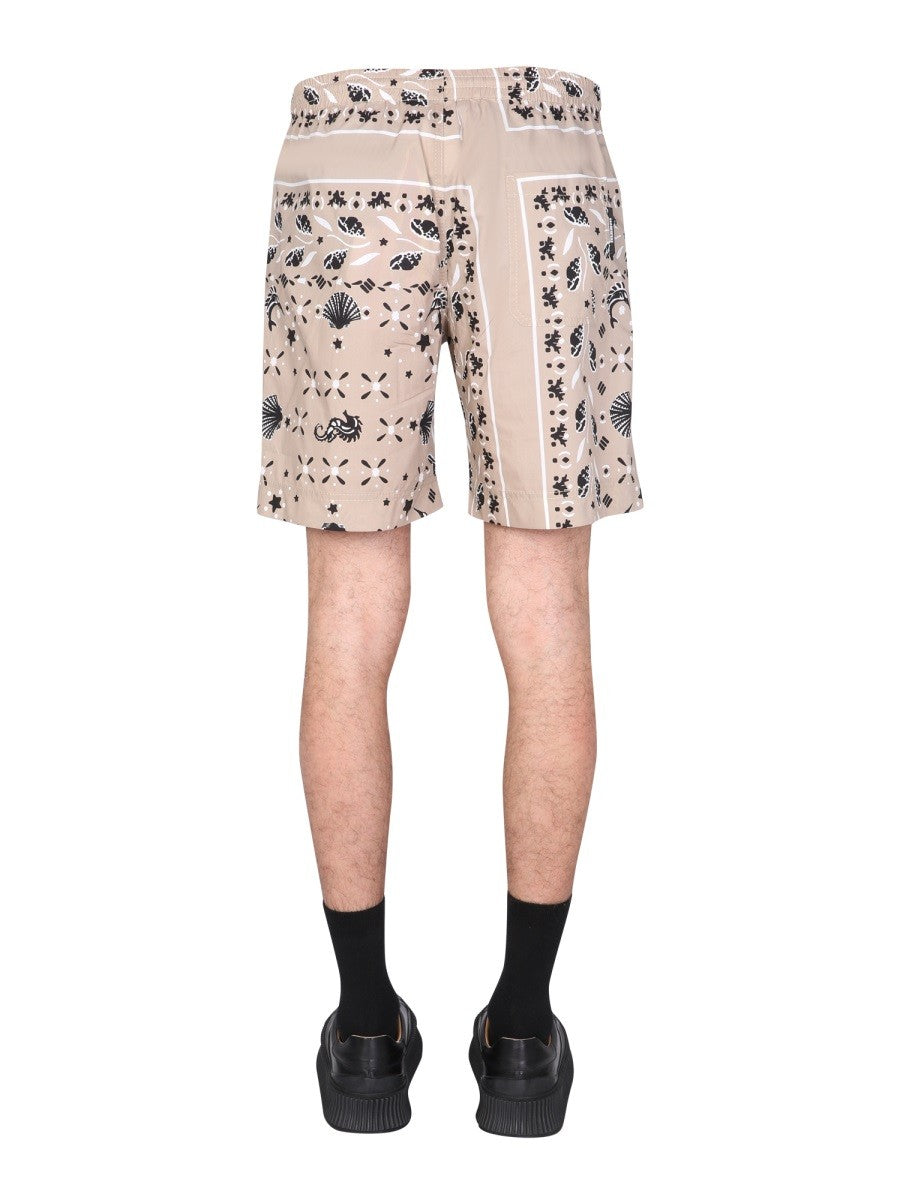 PAISLEY PATTERN BERMUDA 4