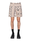 PAISLEY PATTERN BERMUDA
