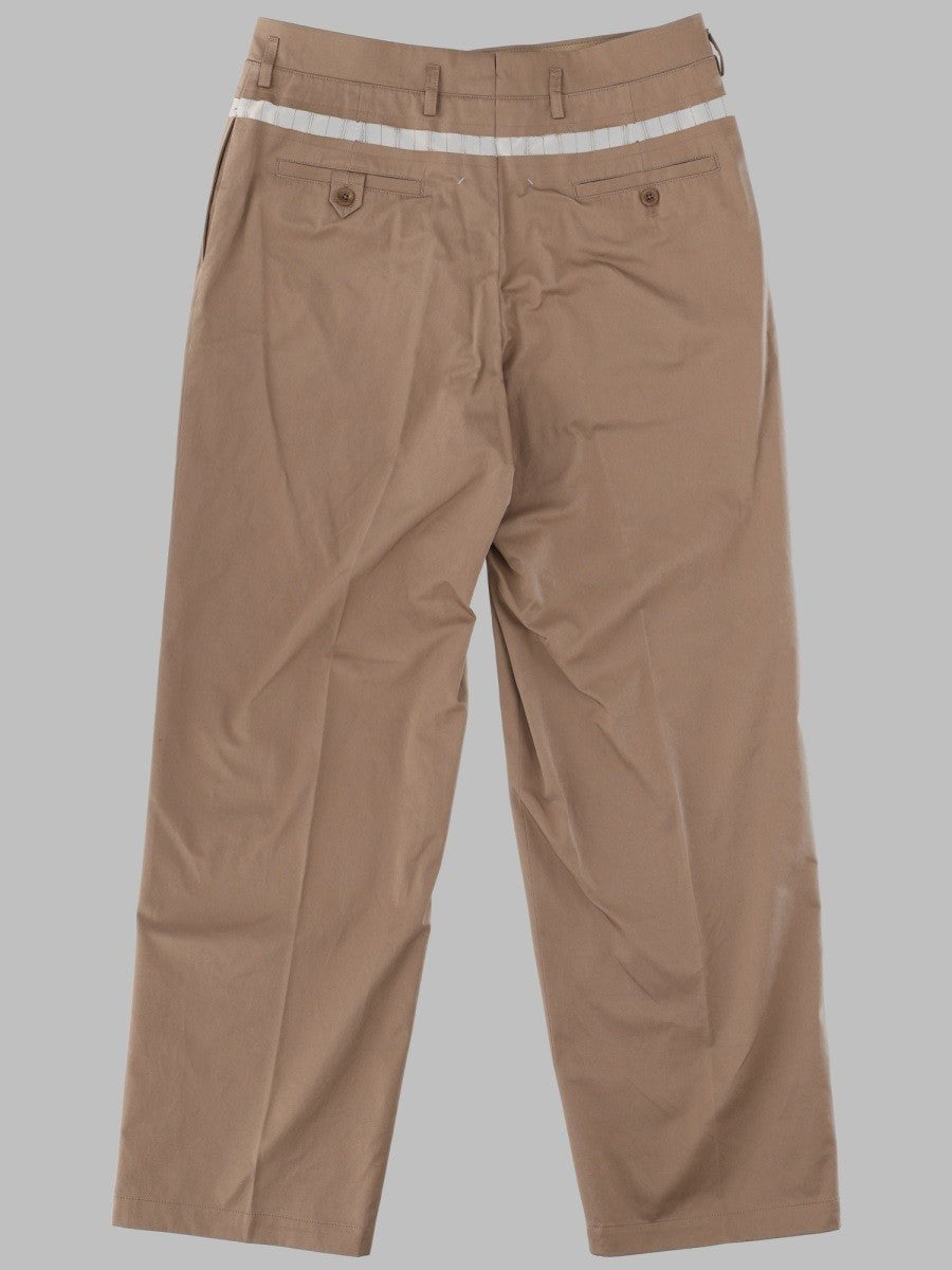PANTALONE A GAMBA LARGA IN COTONE CERATO 2