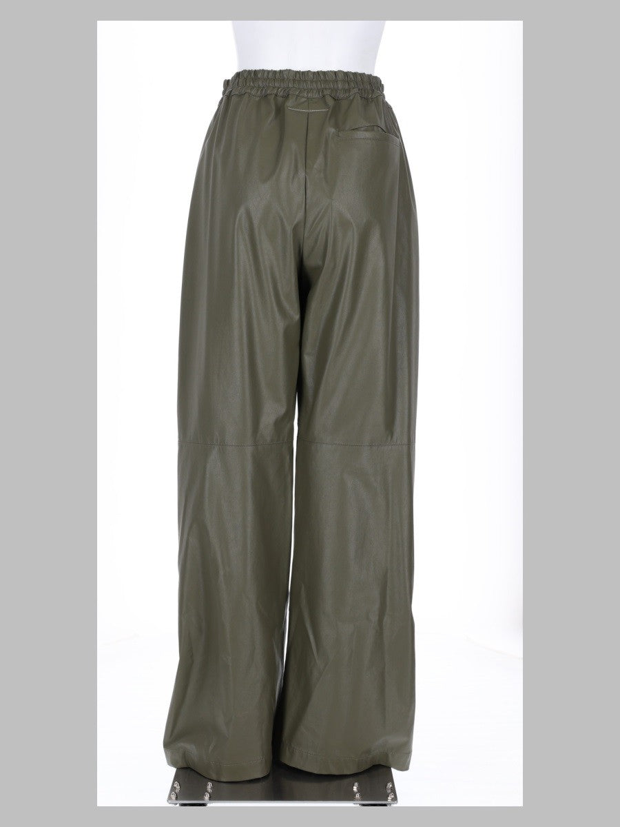 pantalone ampio in ecopelle 2