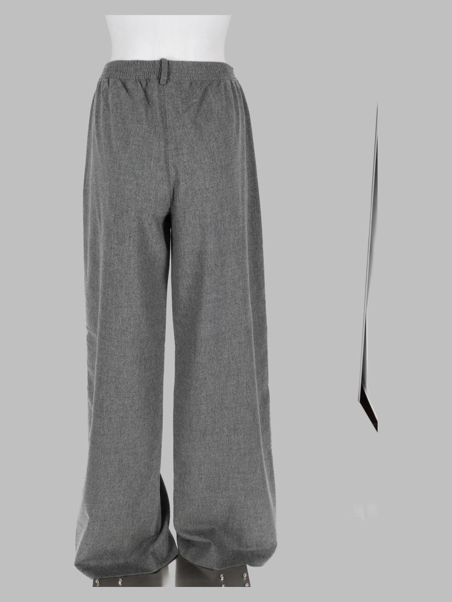 Pantalone Ampio In Lana 2