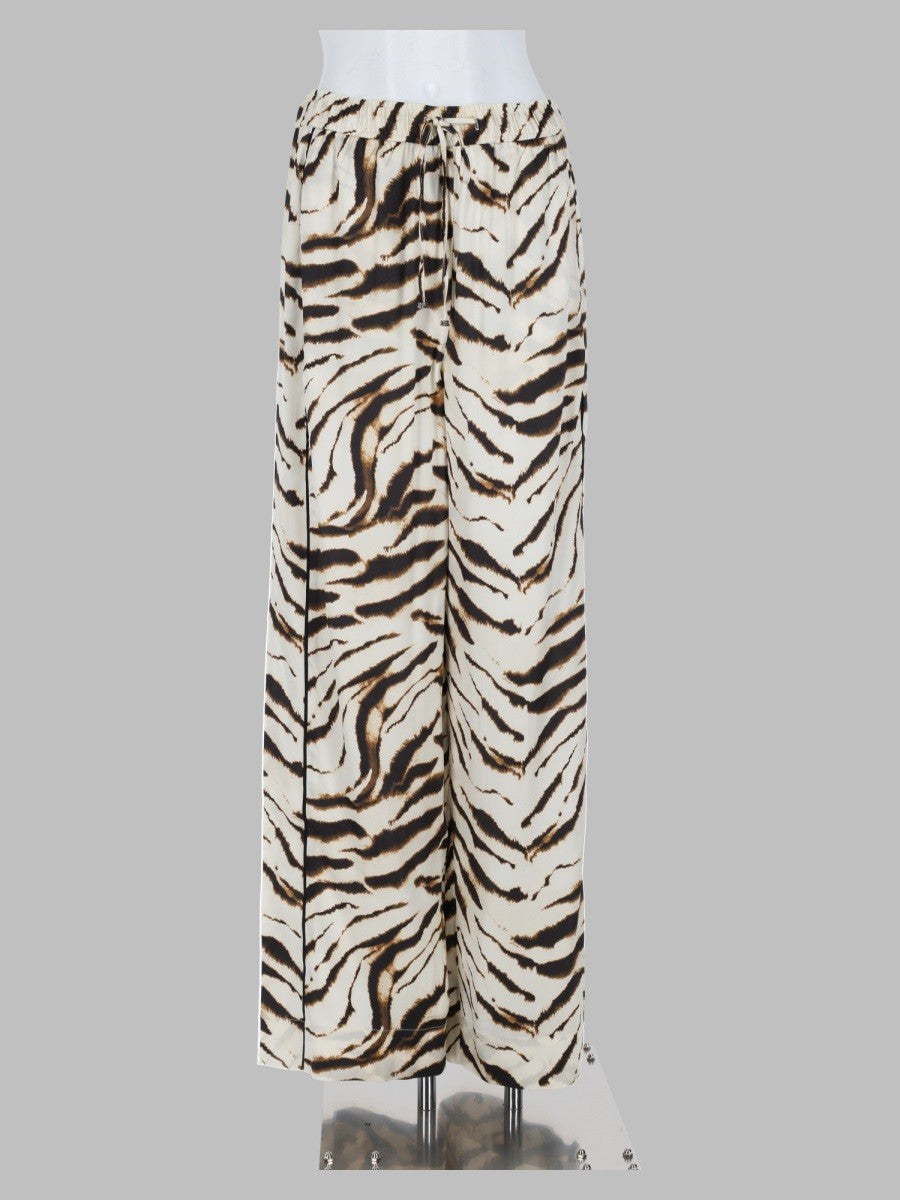 Pantalone Ampio In Satin