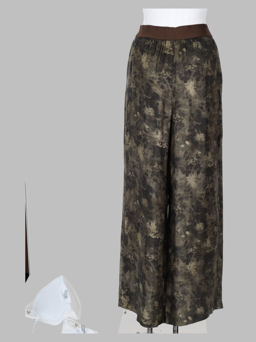 Pantalone Ampio In Viscosa E Cupro 2