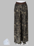 Pantalone Ampio In Viscosa E Cupro