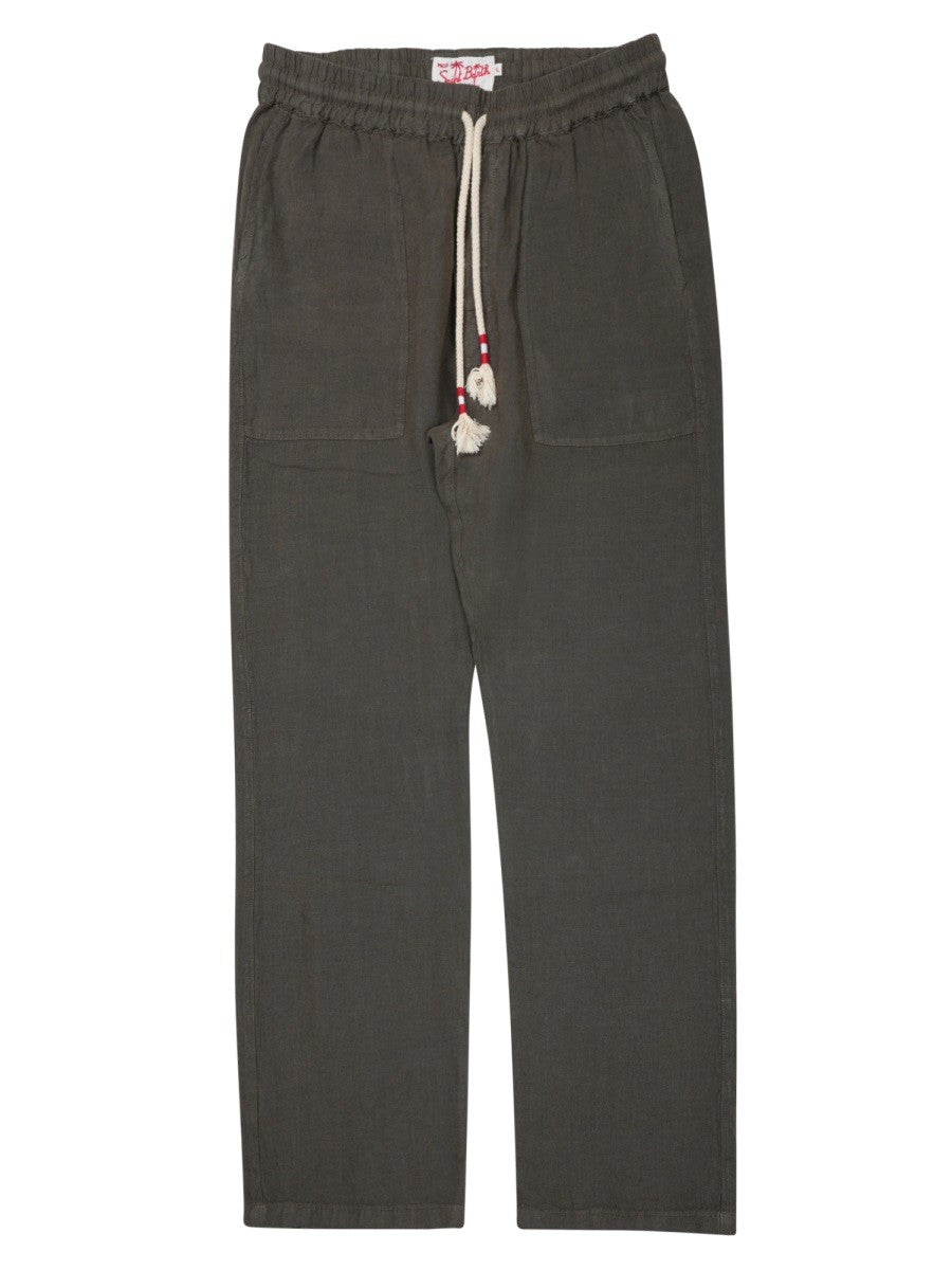 PANTALONE "CALAIS" IN PURO LINO