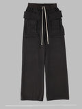 Pantalone Cargo in Felpa di Cotone