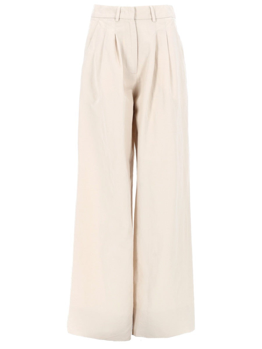 PANTALONE "FRANKIE" IN LINO E COTONE
