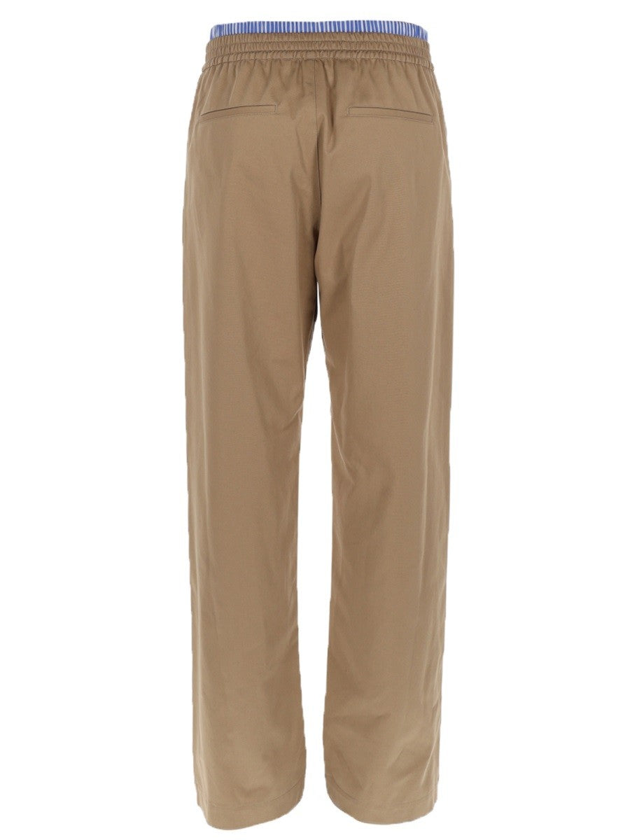PANTALONE IN COTONE CON DOPPIO ELASTICO 3