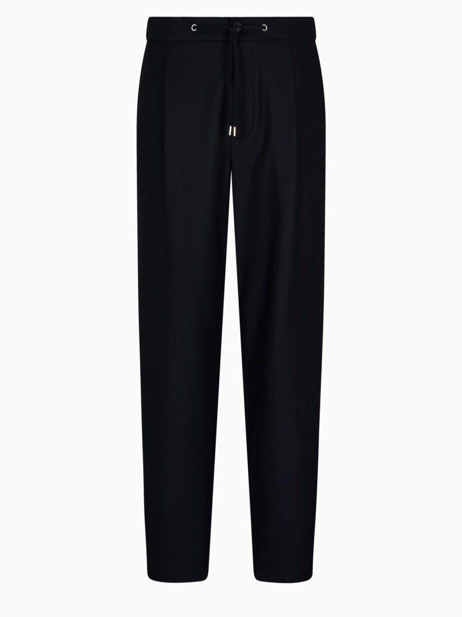PANTALONE IN DRAP DI CASHMERE STRETCH