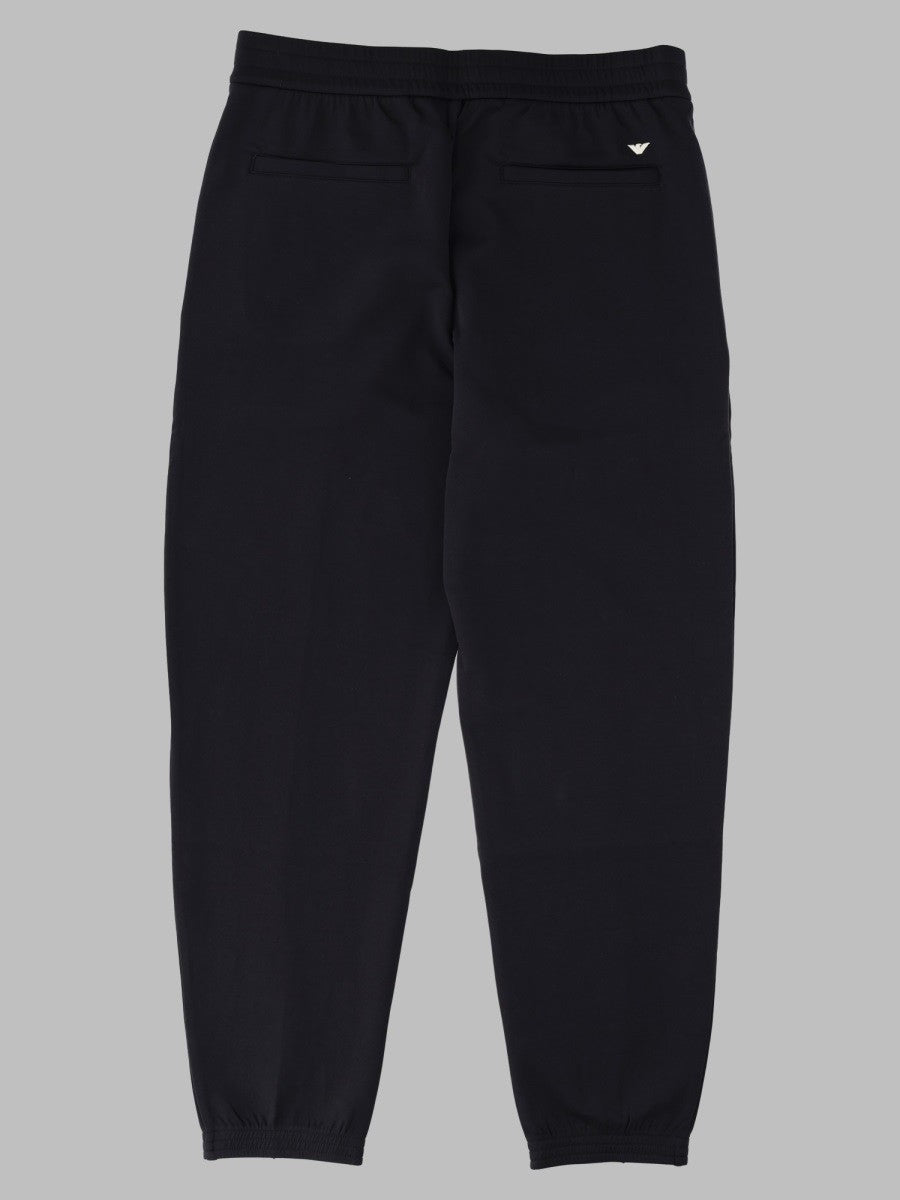 Pantalone Jersey Jogger con Coulisse e Tasche 2