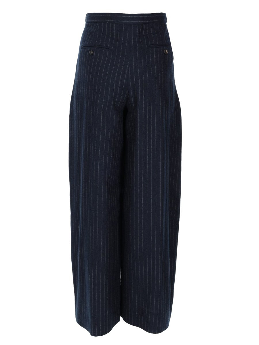 Pantalone "Ordine" In Lana Gessata 2