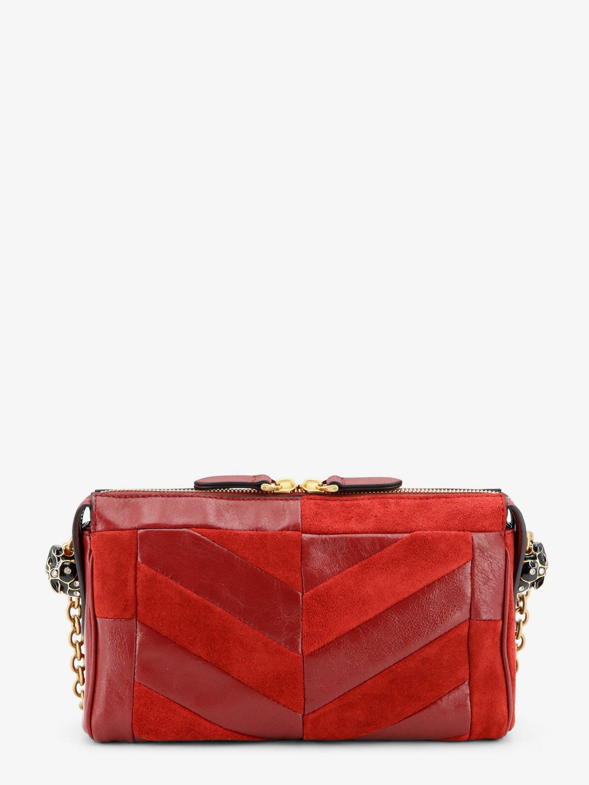 Panthea suede and leather crossbody bag 2