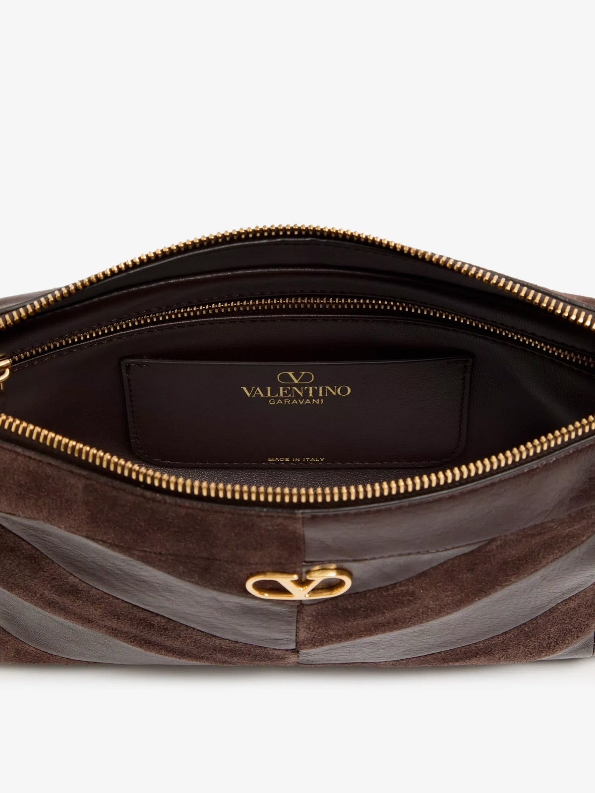 Panthea suede and leather crossbody bag 5