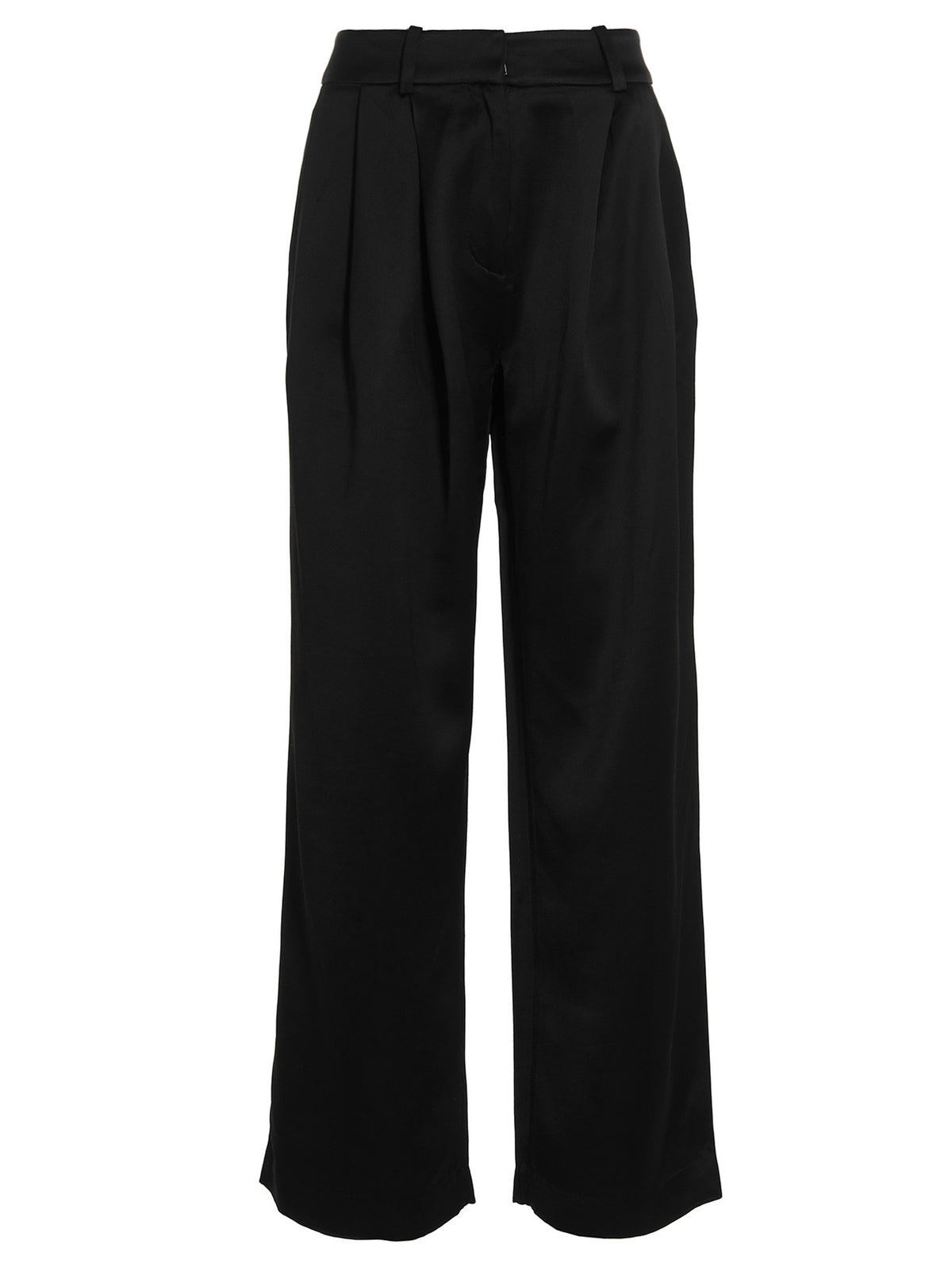 Pants with front pleats
